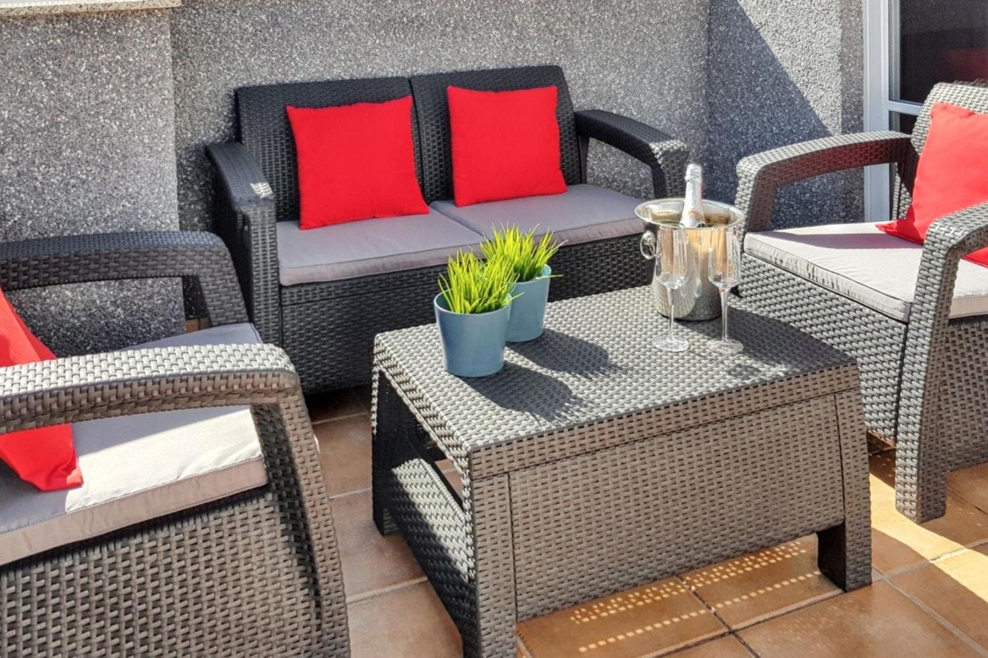 Bright Apartment In Puerto De Santiago 65 M² Terrace Buitenkant foto